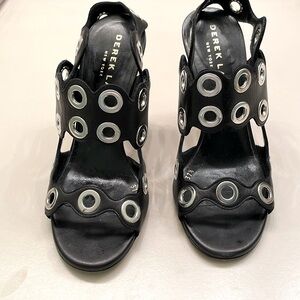Derek Lam studded leather sandal in black